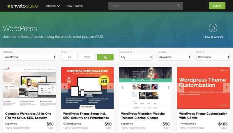 envato stúdíó wordpress