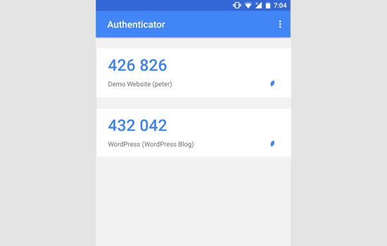 générer du code pour l'authentificateur Joomla Google
