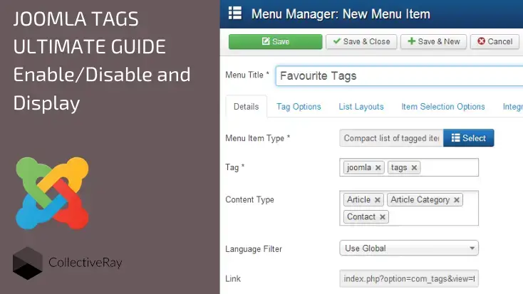 balises joomla