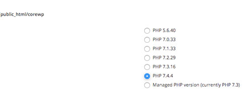version php 7 4 4