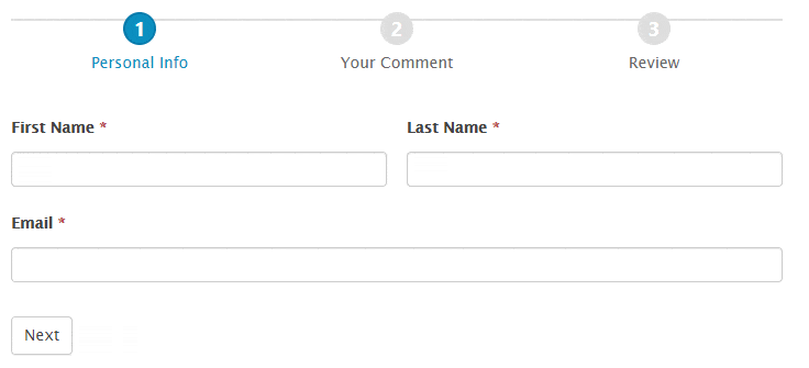 resume multi-step form demo