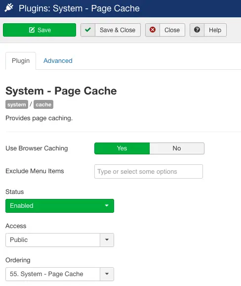 cache de la page système