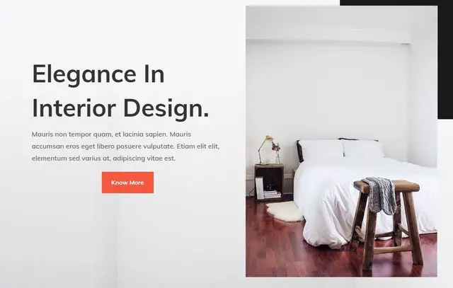 Thèmes d'affaires wordpress de Divi Interior Design