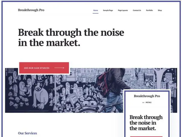 Studiopress Breakthrough Pro - thèmes d'affaires wordpress