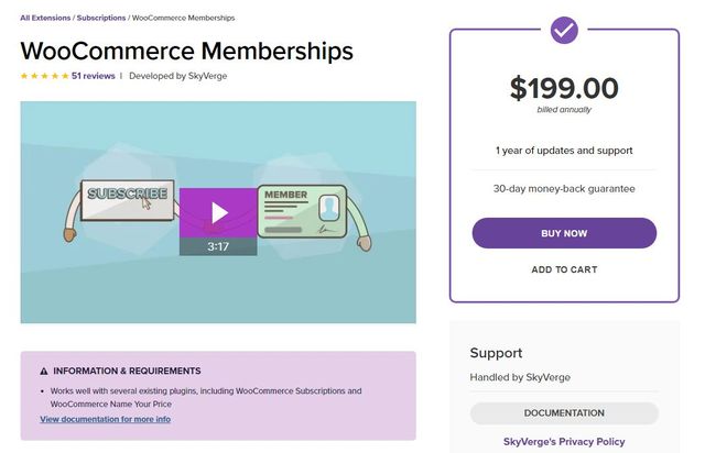 WooCommerce Memberships prissætning