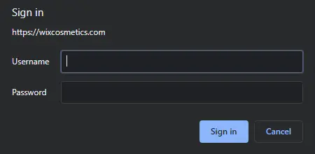 http -godkendelsesprompt