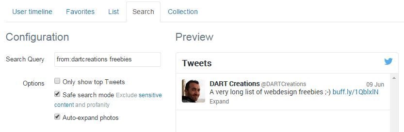 selektive tweets