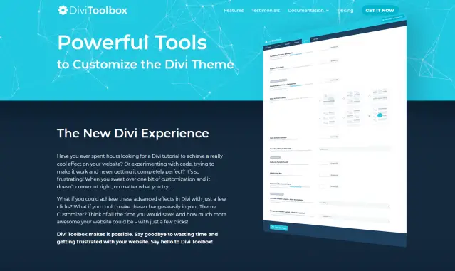 Boîte à outils Divi