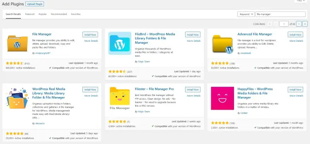 Hvernig á að nota File Manager eins og FTP á WordPress