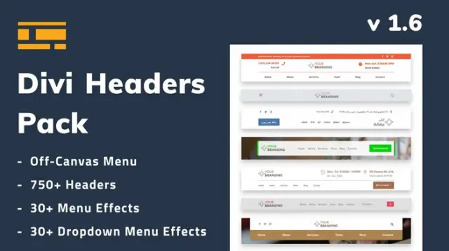 Divi Headers Pack