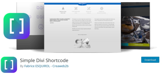 Einfaldur Divi Shortcode