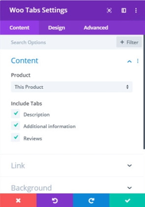 Woo Tabs Module