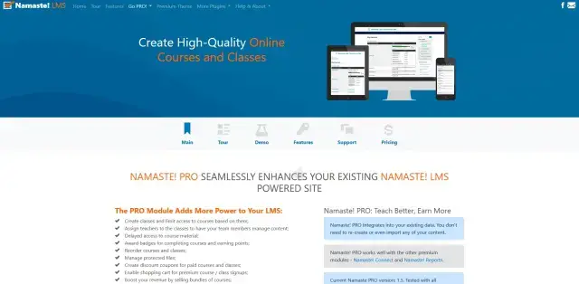 Namasté LMS