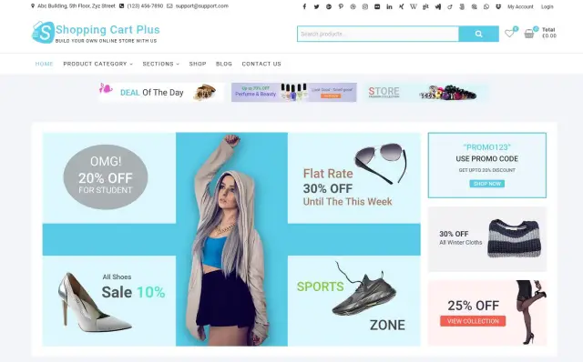 Indkøbskurv - populært WooCommerce-tema