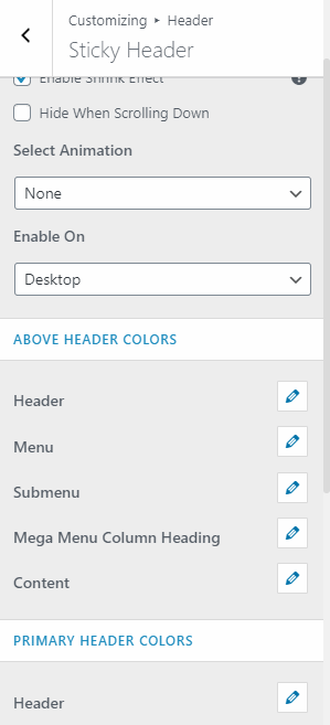 astra customizer less clutter