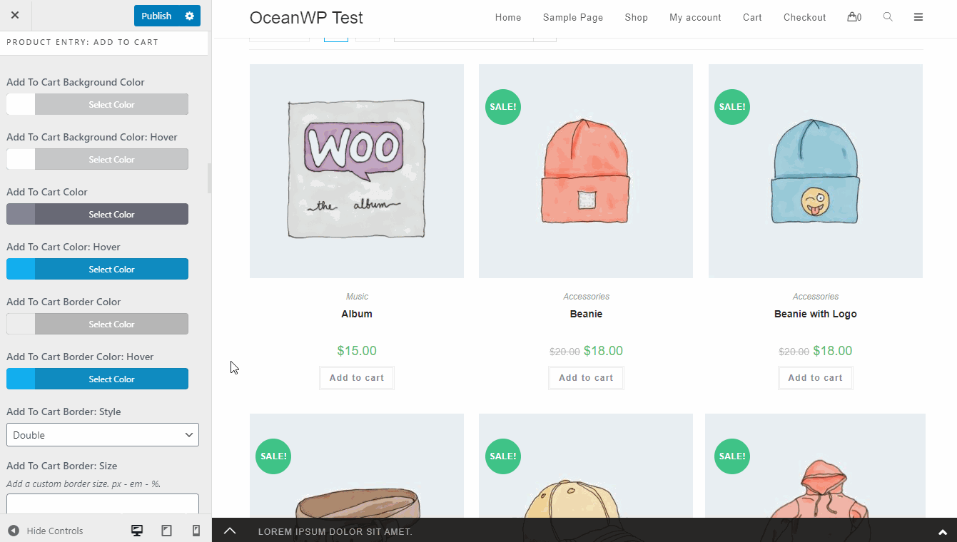 oceanwp woocommerce advanced styling