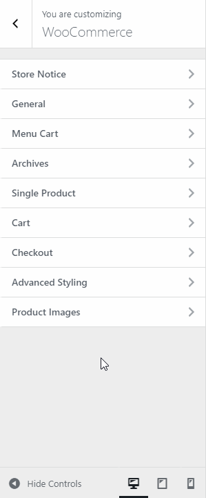 oceanwp woocommerce options