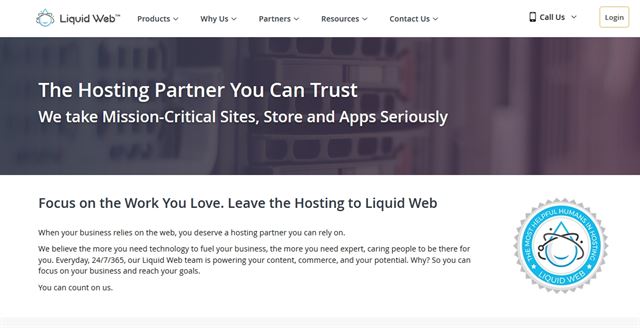 Points forts de l'hébergement avec Liquid Web