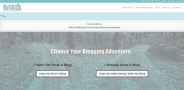 Blog Genèse