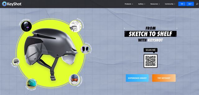 KeyShot - exemples de thèmes Divi