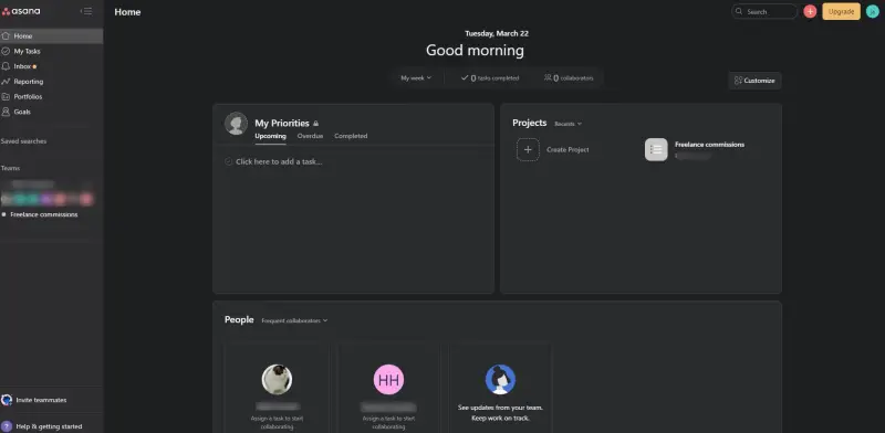 Asana vs maanantai