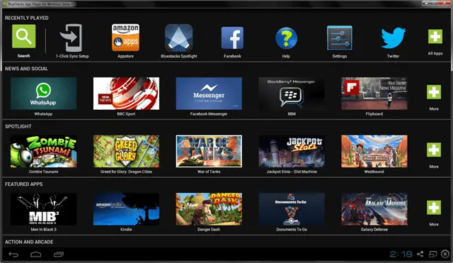 bluestacks android emulator