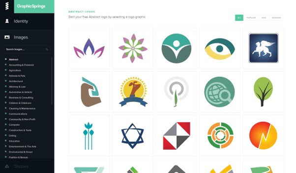 Frei online logo maker Werkzeuge