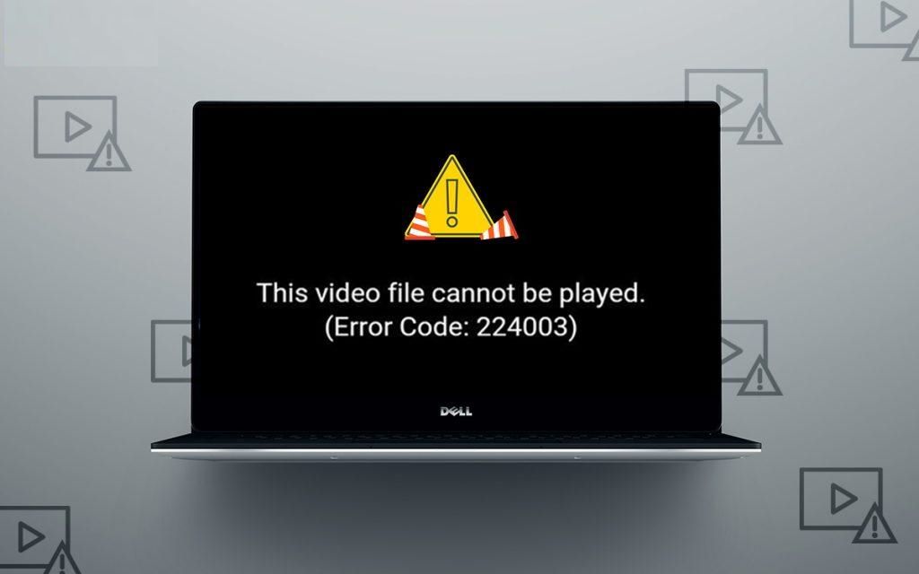 (Fiks) Denne videofilen kan ikke spilles av - (feilkode: 224003)
