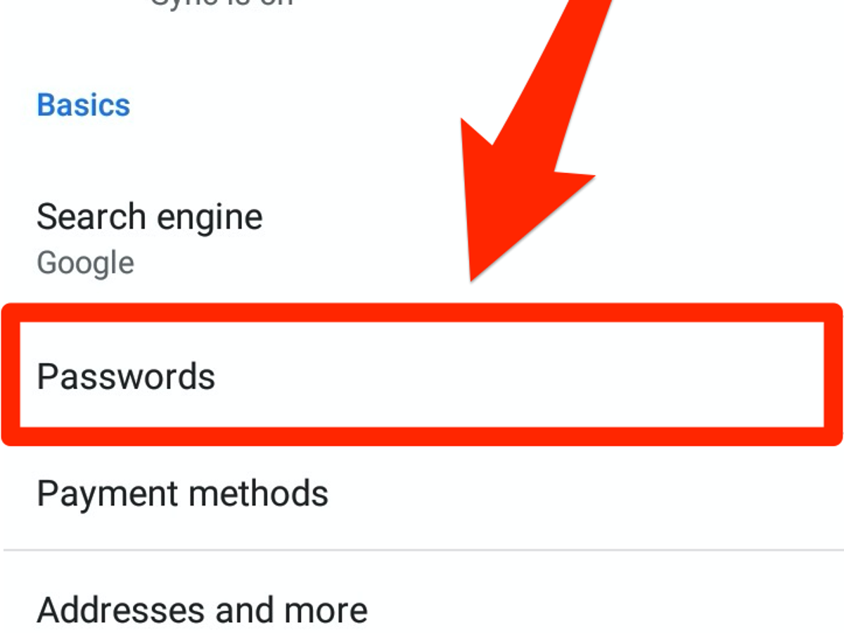 How to find passwords stored on your Android phone