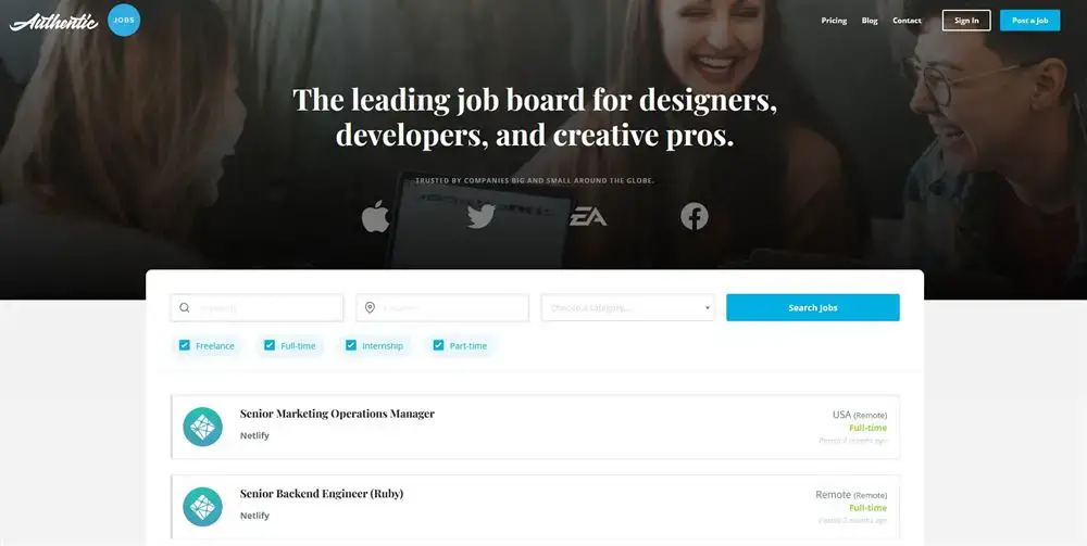 Authentic Jobs