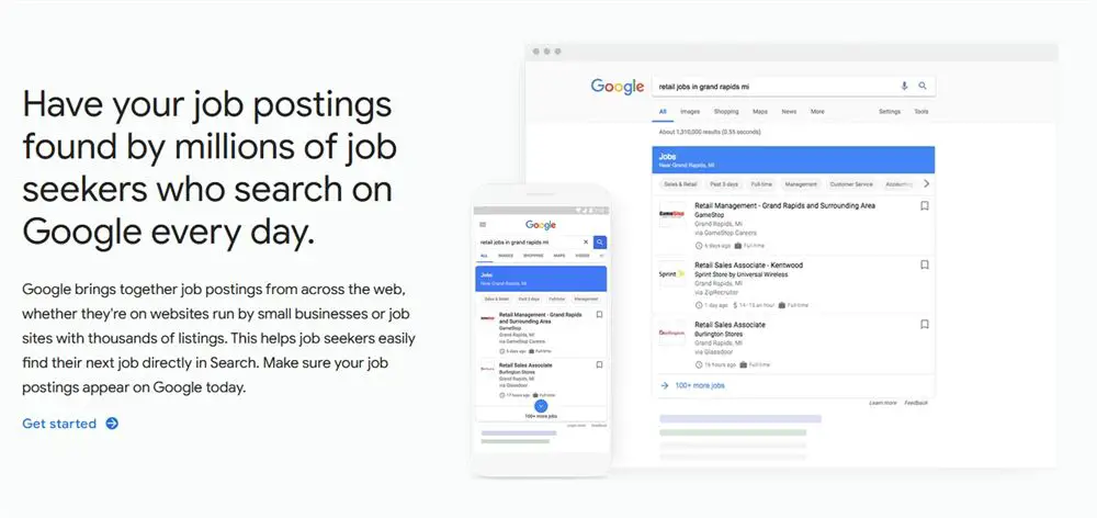 Google työpaikoille