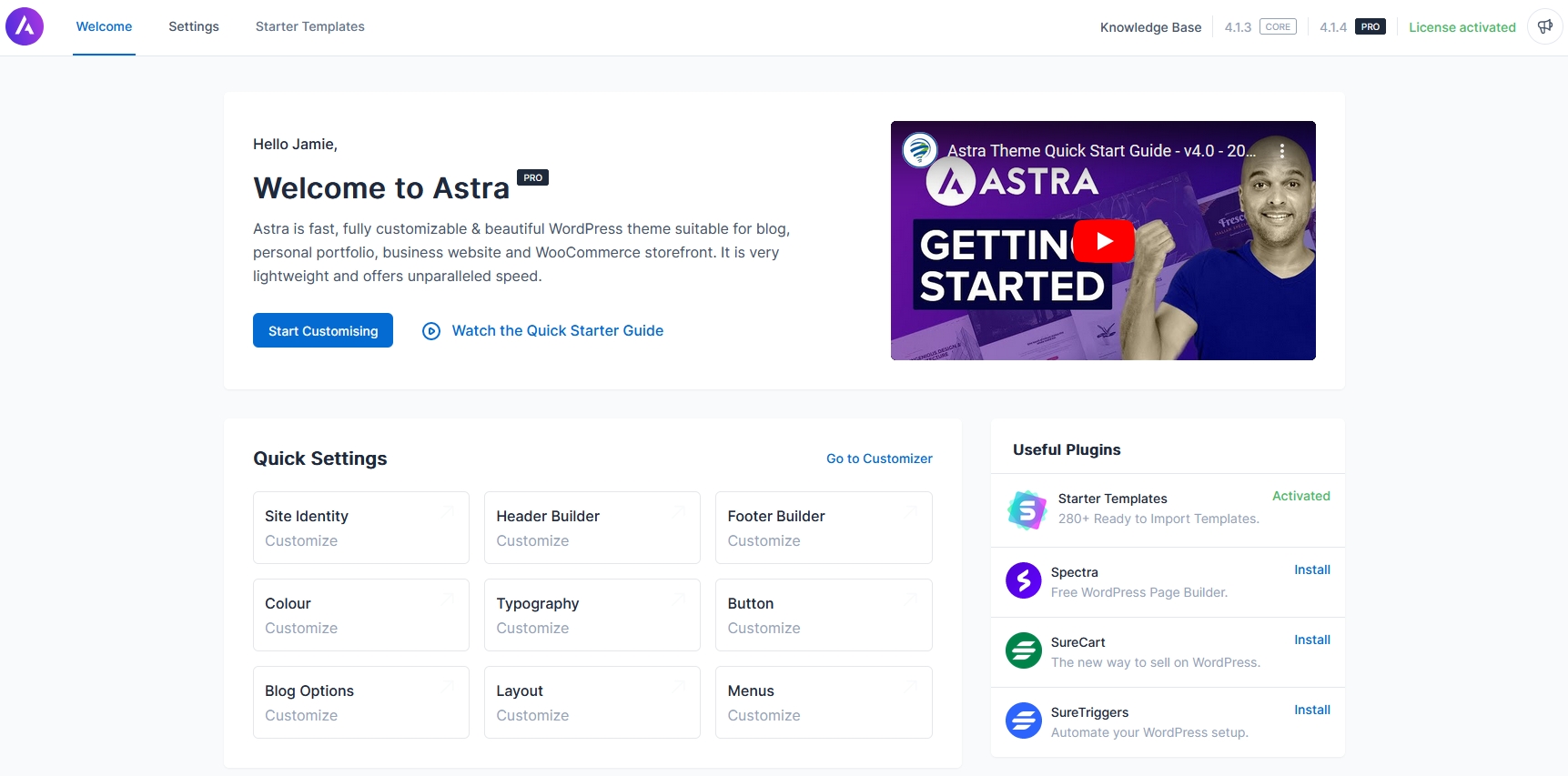 Options Astra