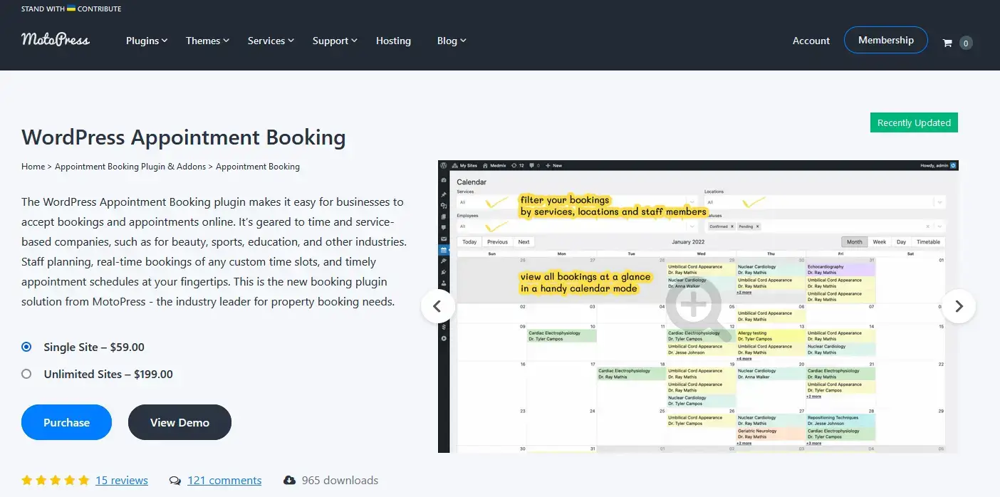 WordPress Tidsbestilling