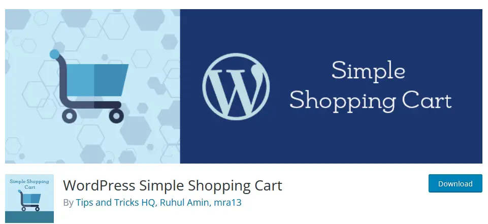 WordPress Simple PayPal Shopping Cart