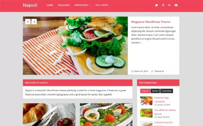 Cafe Restaurant Gratis webstedsskabeloner