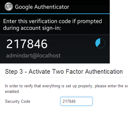 Activer l'authentification à deux facteurs