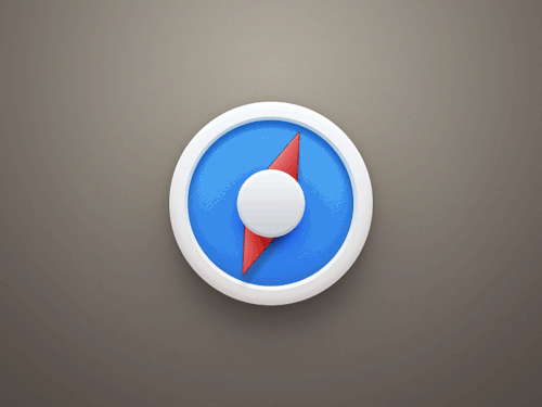Animated safari icon