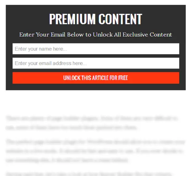 content lock example