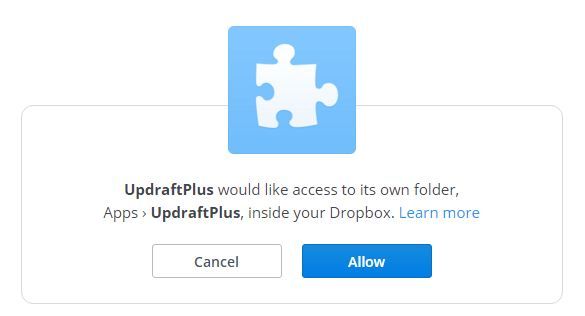 dropbox-autentisering