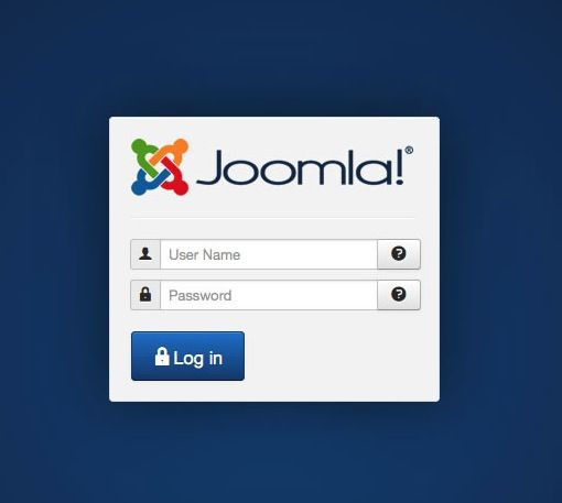 Joomla login url