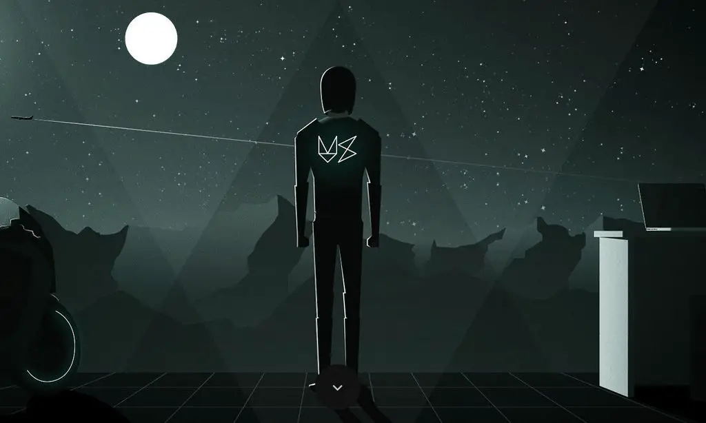 umarsheikh-dark webdesign -esimerkki