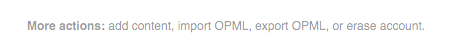 importer webdesign blogs rss opml feeds