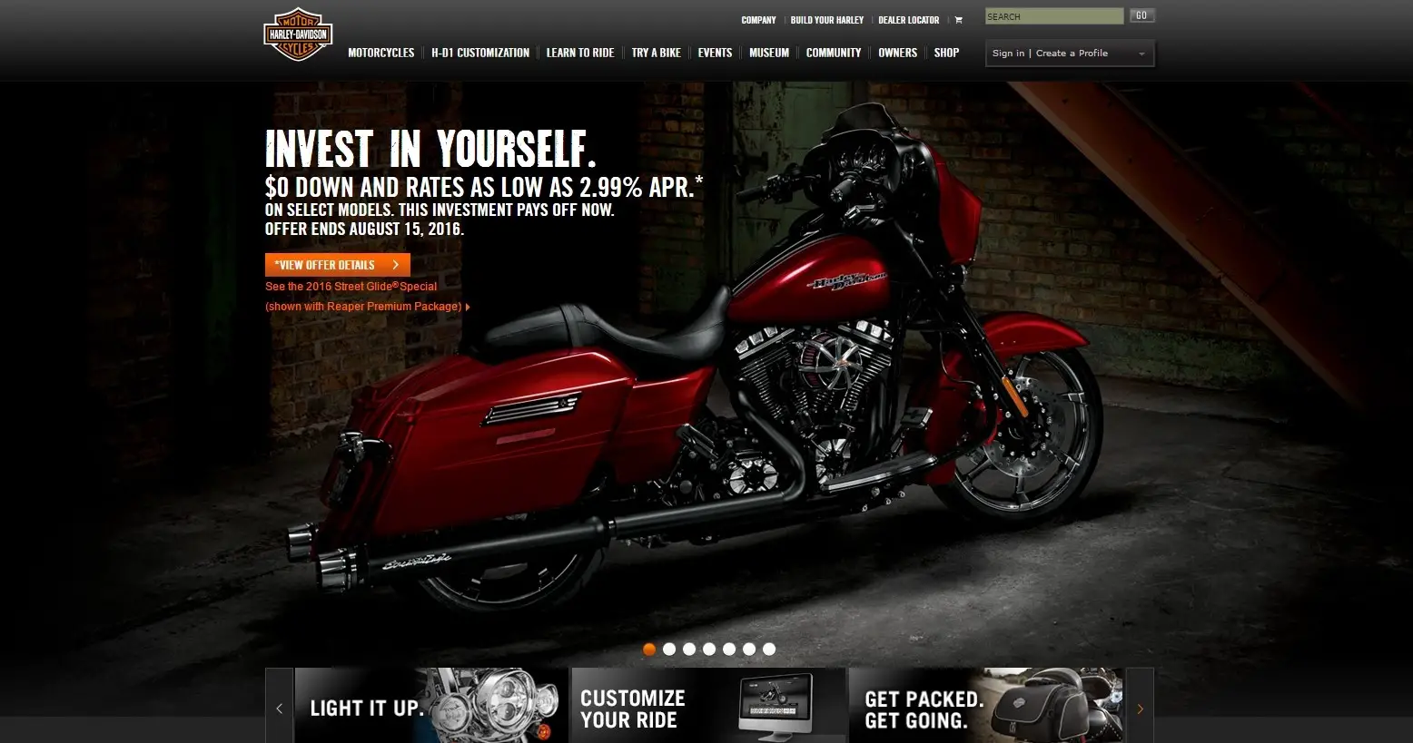 Harley Davidson - color psychology