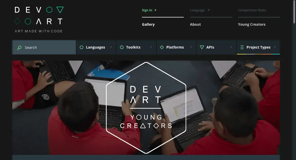 dev art tumma verkkosivujen suunnittelu