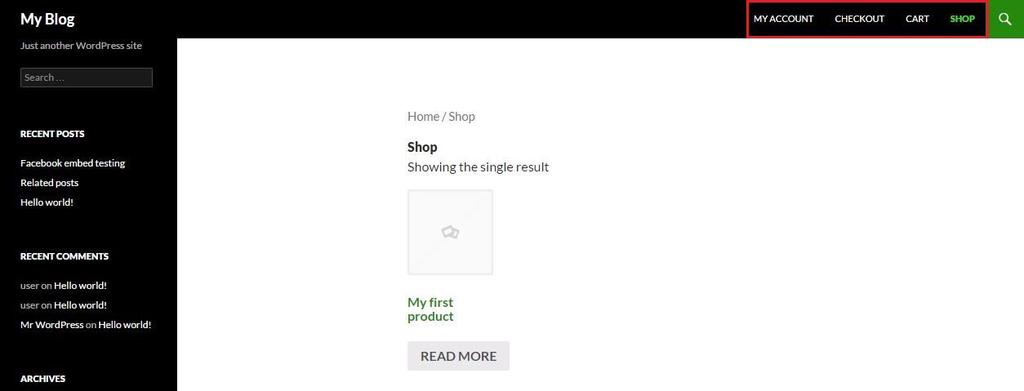 Add a Woocommerce login logout link to the Woocommerce menu
