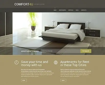 Taloja ja huoneistoja vuokrattavana WordPress Theme