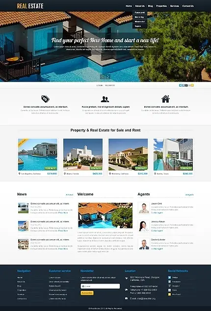 Valkoinen omaisuus WordPress-teema