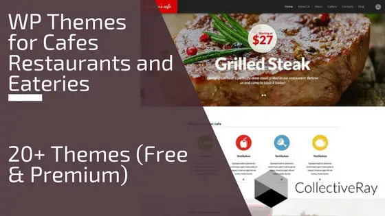 Cafe and restaurant WordPress themes roundup