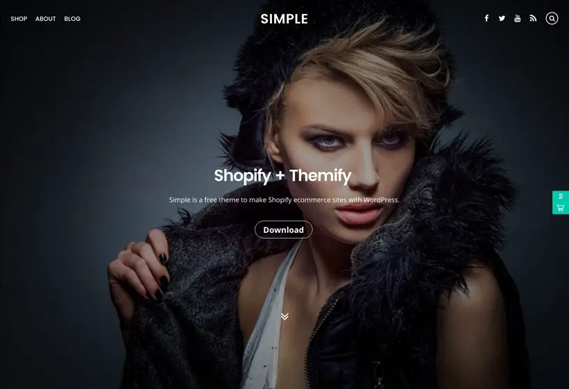 thème d'entreprise simple par themify