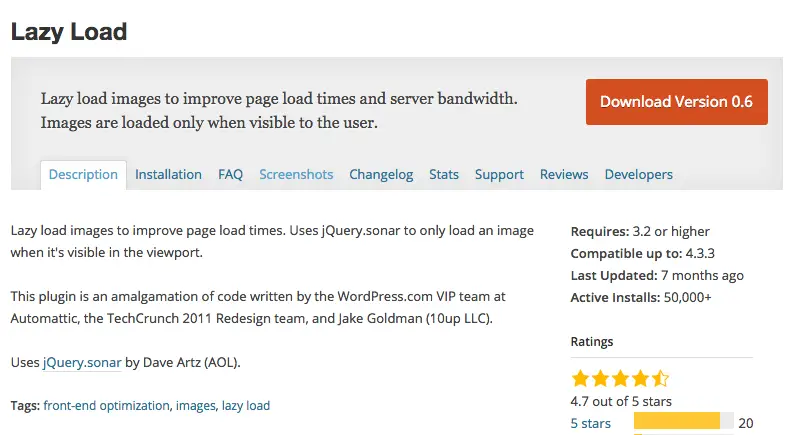 Ottimizza le immagini di wordpress con il caricamento lento